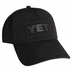 YETI Yeti Patch On Patch Trucker Hat - Black